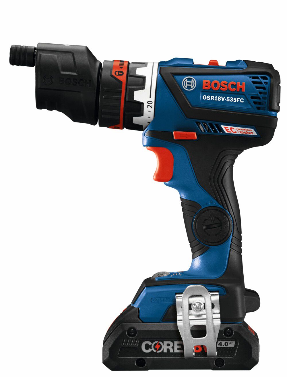 Bosch 18V EC 5 In 1 Drill/Driver Kit Flexiclick Reconditioned, large image number 10