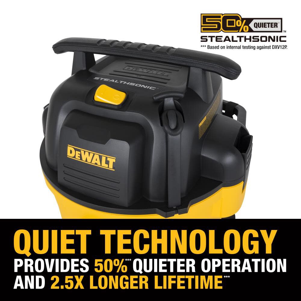 DEWALT 16 Gallon Stealth Sonic Wet/Dry Vacuum Sansujyuku sansujyuku.com