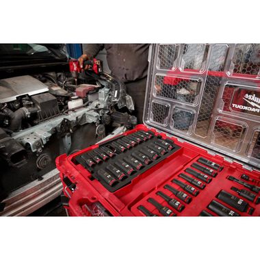Milwaukee SHOCKWAVE Impact Duty Socket 3/8 Dr 36pc SAE/MM PACKOUT Set, large image number 9