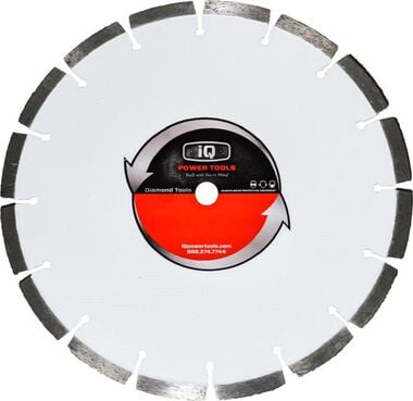 iQ Power Tools 12 in Silver Segmented Blade