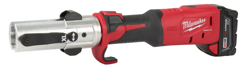 Milwaukee long top throw press tool
