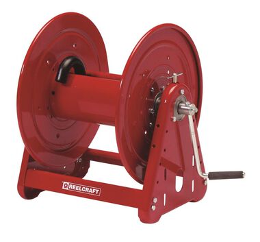 Aaladin Cleaning Systems Swivel Hose Reel150'with Jumper Hose Slide in Arm  KSE-0306-A - Acme Tools