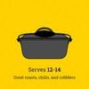 Lodge Cast Iron 9 Qt 12 7/8 Inch Black Cast Iron Camp Dutch Oven, small image number 5