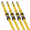 DEWALT Ratchet Tie Down Straps 3300 LB Break Strength 1.5in x 16' 4pk, small image number 1