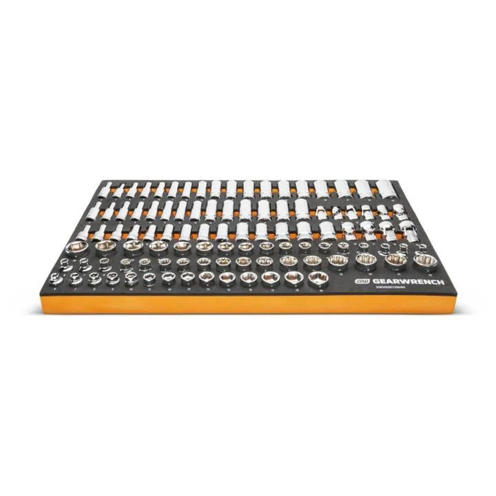 GEARWRENCH 104 Piece 3/8 Inch Drive Master Metric Socket Set in Foam Storage Tray, large image number 2