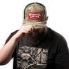 Occidental Leather Oxy Flatbill Trucker Hat Camo with Red Patch OSFM, small image number 3