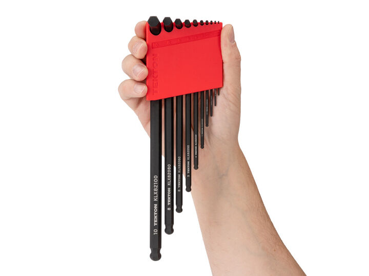Tekton Ball End Hex L-Key Set, Holders, 23 Pieces, 0.050-3/8 Inch, 1.3-10 mm, large image number 6
