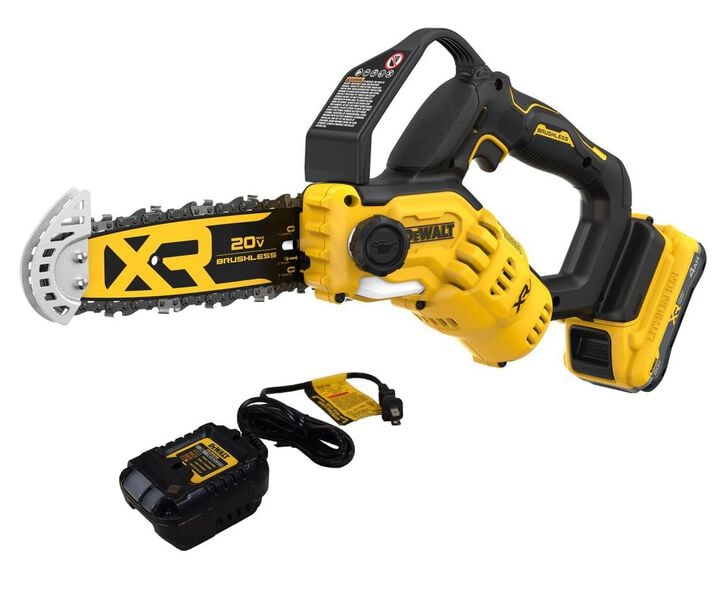 DEWALT 20V MAX 8 Inch Brushless Cordless Pruning Chainsaw Kit