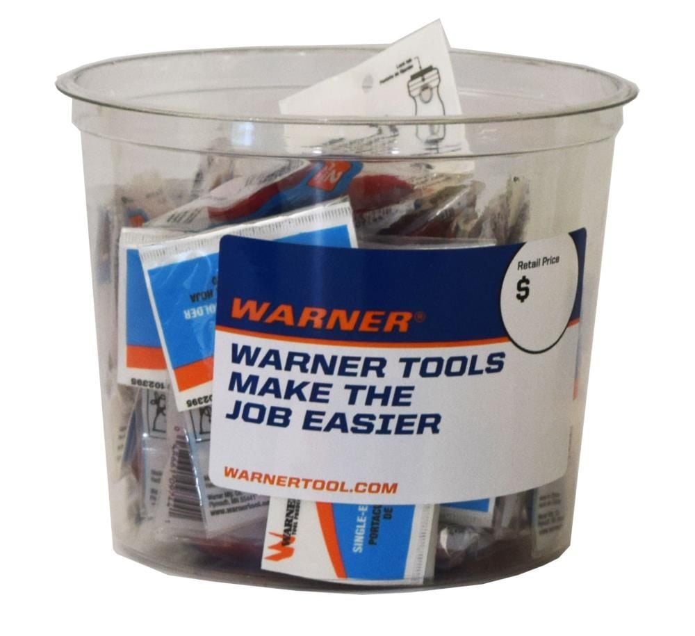 Warner Mini Glass Scraper Replacement Blades (2), large image number 1