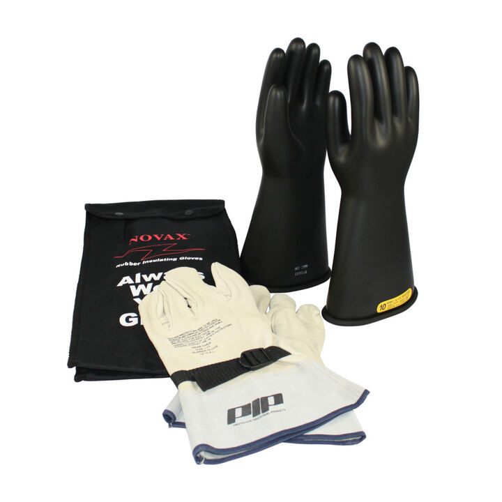 Protective Industrial Products Class 2 Electrical Gloves and Glove Bag Safety Kit Size 11