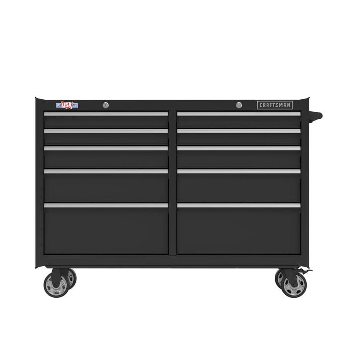 CRAFTSMAN S2000 52 Inch 10-Drawer Rolling Tool Cabinet, large image number 7