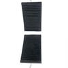 BluBird Heavy-Duty Rubber Compact Wheel Chock, 2 Pack, small image number 2