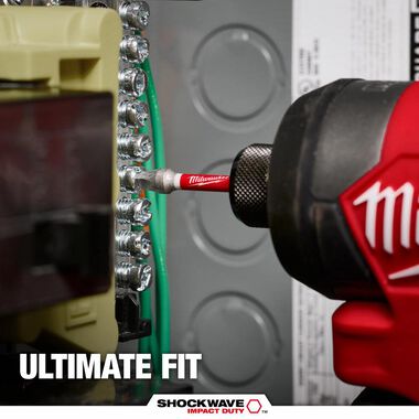 Milwaukee SHOCKWAVE Impact Bit 3 1/2inch SQ2 2pk, large image number 2