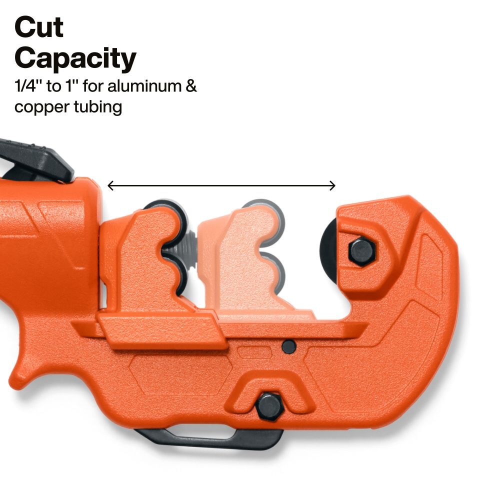 Klein Tools 1 Inch Quick-Adjust Screw Feed Tubing Cutter, large image number 4