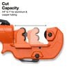 Klein Tools 1 Inch Quick-Adjust Screw Feed Tubing Cutter, small image number 4