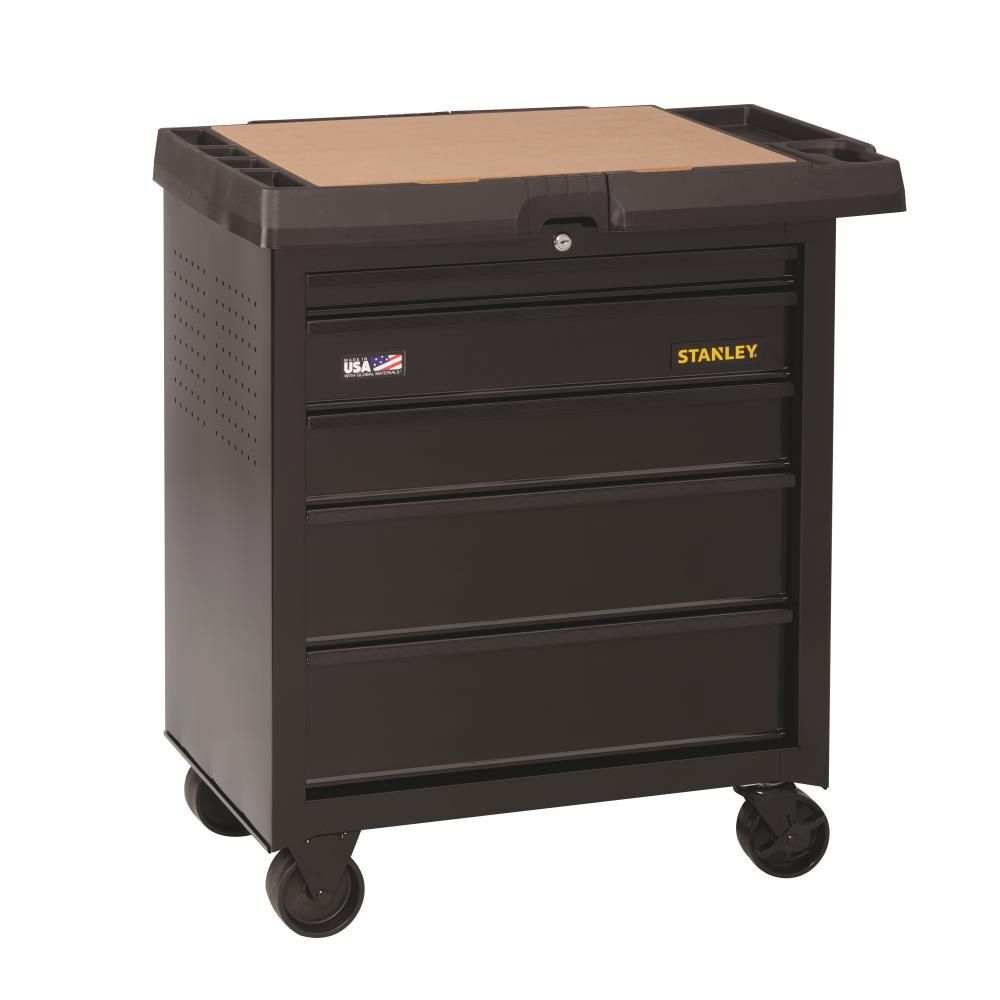 Stanley 31 in. W 100 Series 5-Drawer Mobile Workbench, large image number 2