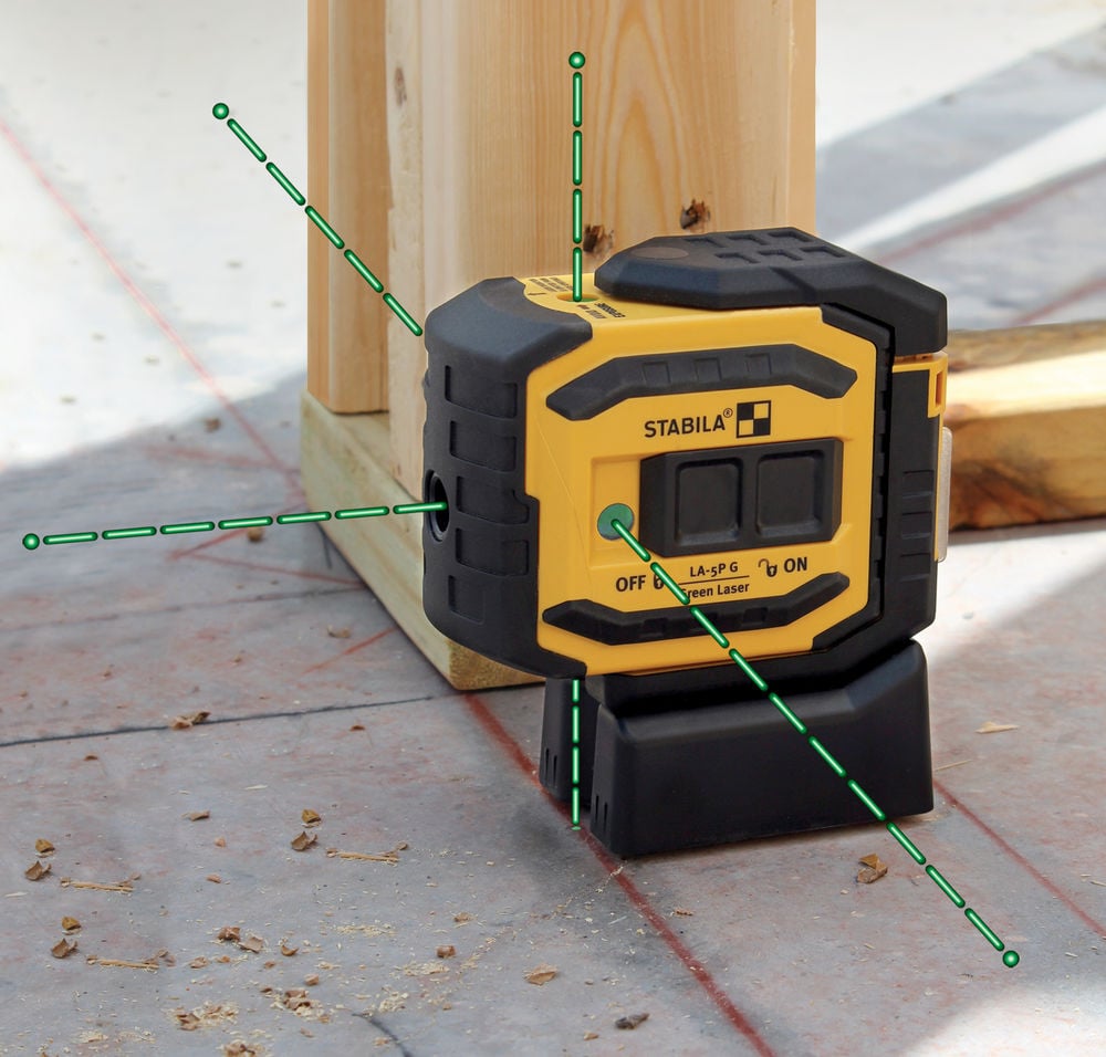 Stabila LA-5P Green 5 Point Laser Level Tool Set, large image number 5