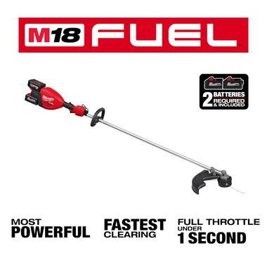 Milwaukee M18 FUEL 17 inch Dual Battery String Trimmer Kit, large image number 2