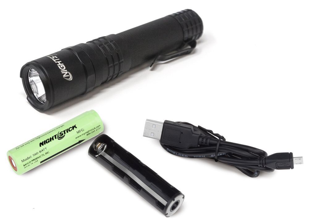 Nightstick USB Tactical Rechargeable Flashlight, Black, large image number 5