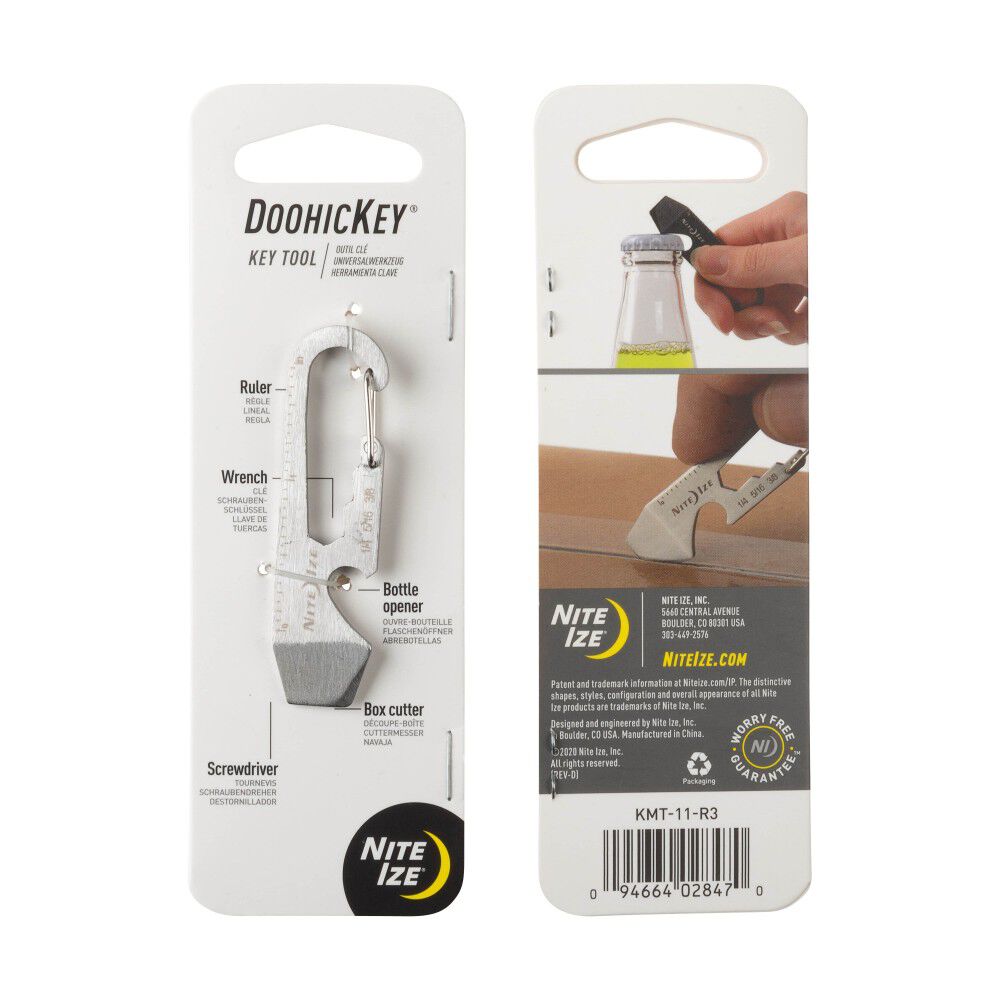 Nite Ize 6-in-1 Doohickey Stainless Steel Key Multi-Tool KMT