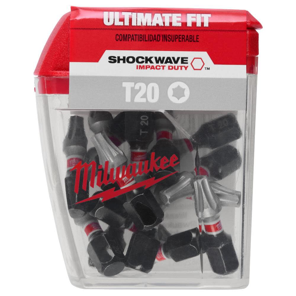Milwaukee SHOCKWAVE 1 in. Impact T20 Insert Bits (15 Pack), large image number 9