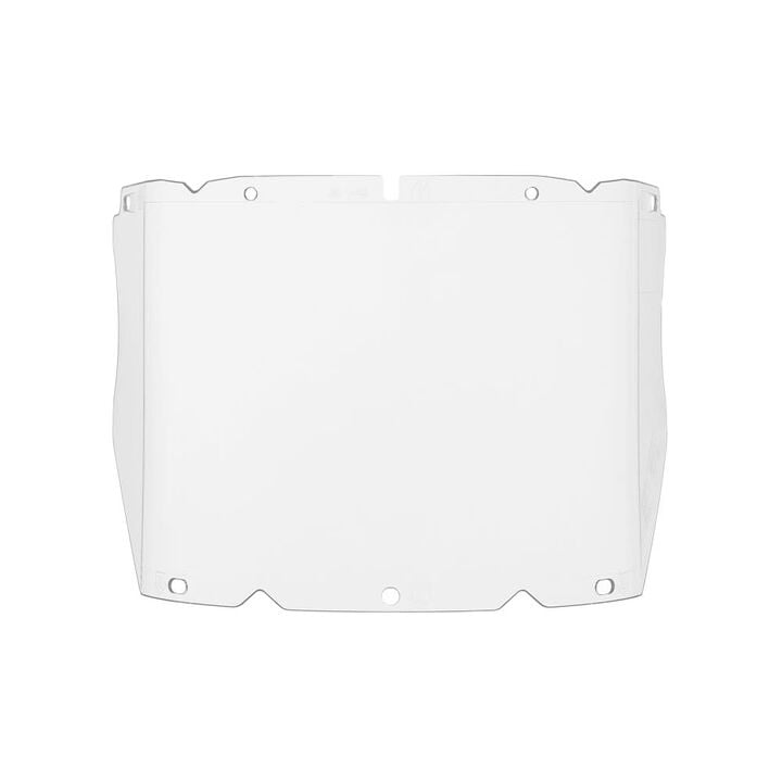 MSA Safety Works V-Gard Visor, Propionate, Clear, Molded, (8 Inch x 17 Inch x .098 Inch), use with V-Gard Retractable or Standard Chin protectors