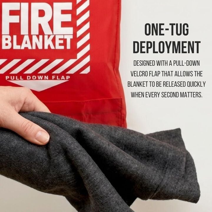 First Aid Only 62 x 80 Inch Wool Fire Blanket, large image number 5