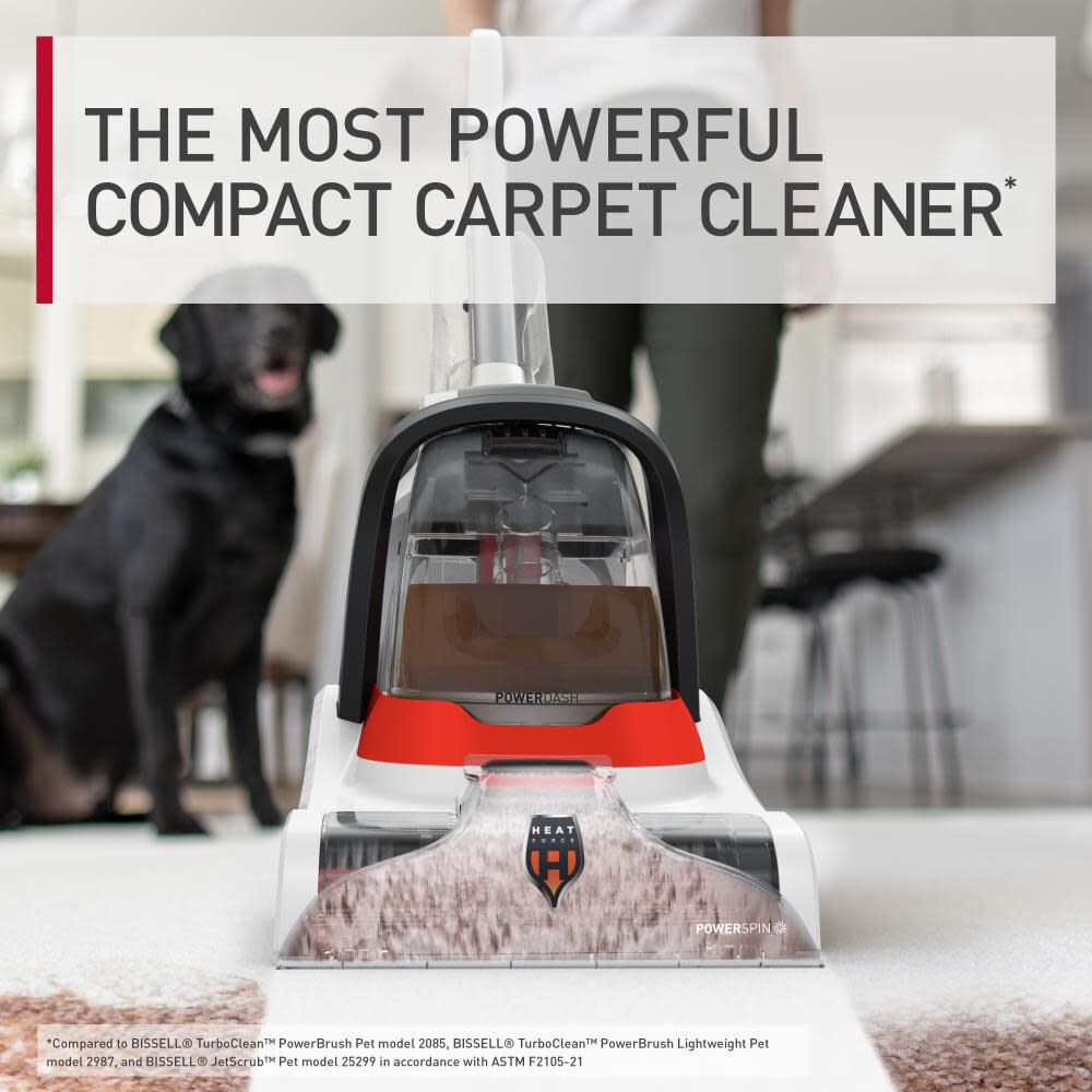 Hoover Residential Vacuum PowerDash Pet+ Compact Carpet Cleaner Corded