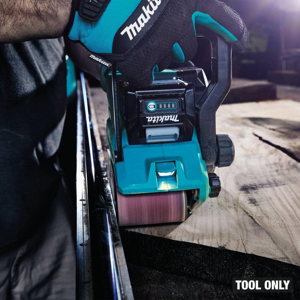 Makita 40V max XGT Brushless Cordless 3 Inch x 21 Inch Belt Sander, AWS Capable (Bare Tool) & 2-Piece Clamper Set Bundle, large image number 11