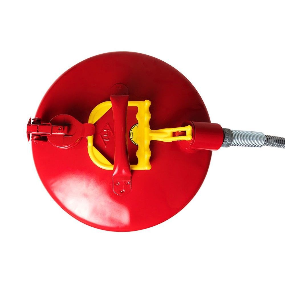Eagle Manufacturing 5 Gallon Red Galvanized Steel Type II Safety Can with Metal Hose, large image number 3