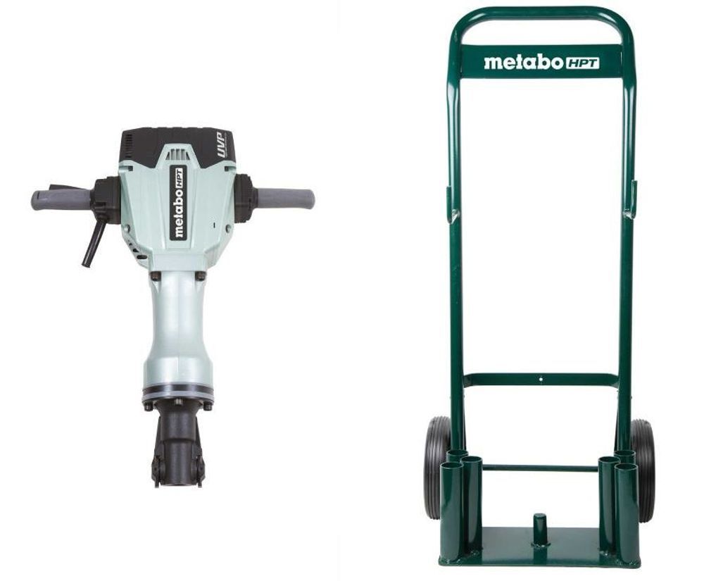 Metabo HPT 1- 1/8 Inch Hex Demolition Hammer and Cart Combo Kit, large image number 1