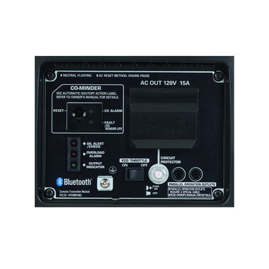 Honda Inverter Generator Gas 121cc 2200W with CO Minder, large image number 3