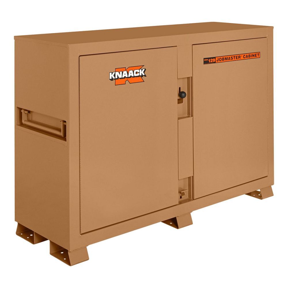 Knaack Model 129 48 Cu-Ft. Tan Steel Bin Storage Cabinet, large image number 1