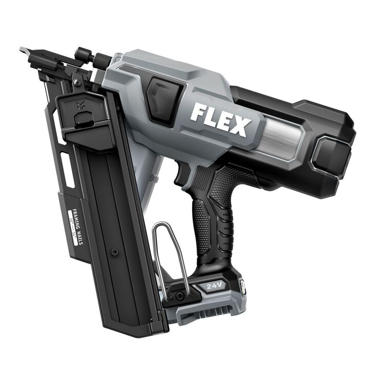 FLEX 24V Brushless 30 Degree Framing Nailer (Bare Tool), large image number 2