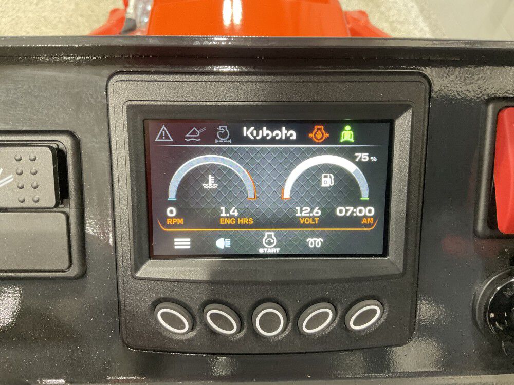 Kubota 24.8HP Turbo Diesel-Powered Stand-On Tracked Compact Loader, large image number 17