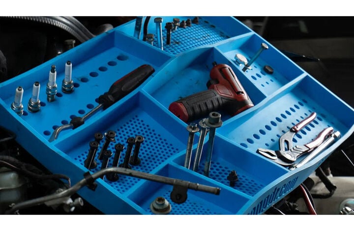 Boltster Top Box XL Fastener Organizing Tool Tray Blue, large image number 11