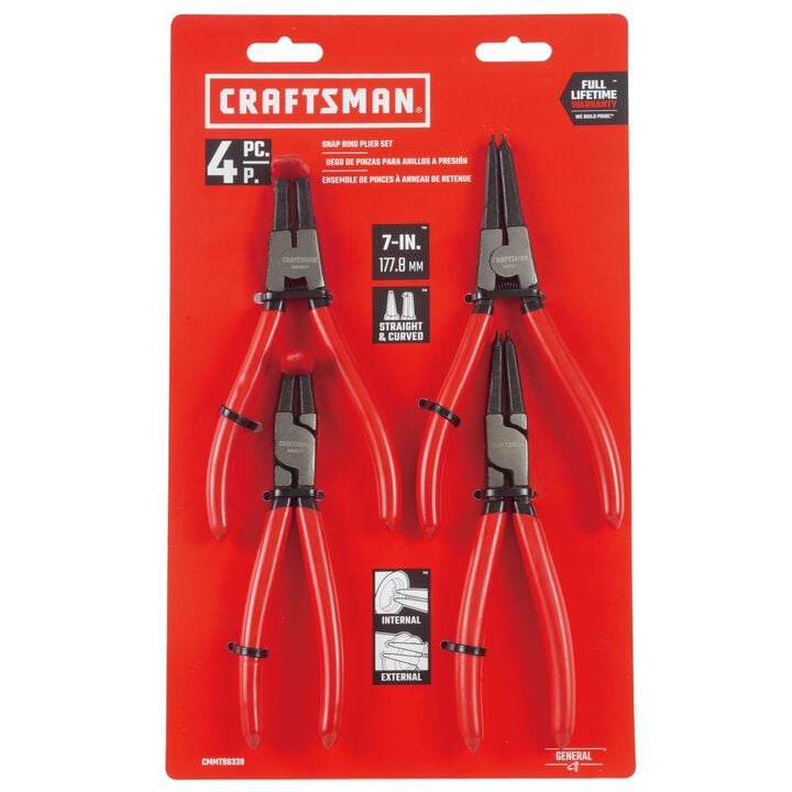 CRAFTSMAN Snap Ring Plier Set,, 4 Piece, large image number 2