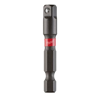 Milwaukee SHOCKWAVE 1/4 in. Hex to 1/4 in. Square Socket Adapter