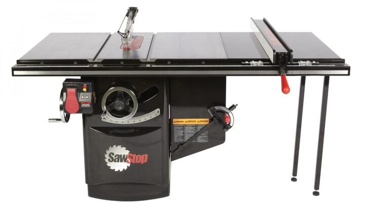 Sawstop 10 Inch 480V 5HP 3 Phase Cabinet Saw with 36 Inch T-Glide Advance Rip Fence, large image number 0