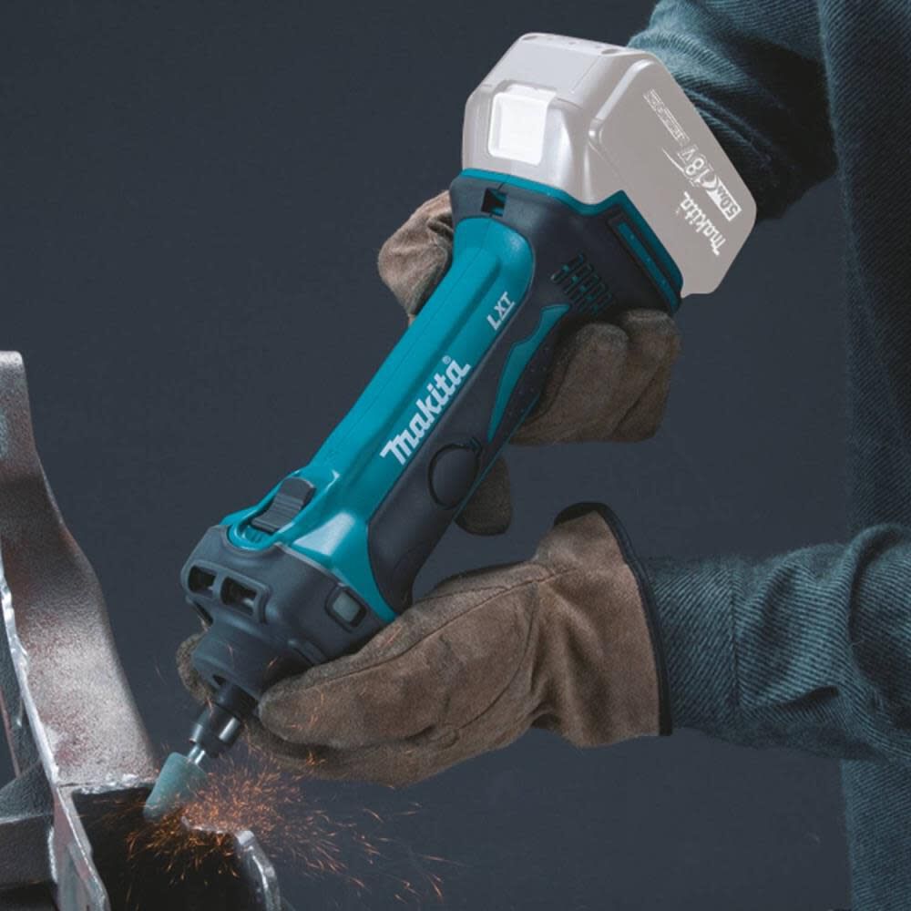 Makita 18V LXT Lithium Ion Cordless 1 4in Compact Die Grinder Bare Tool XDG02Z Acme Tools