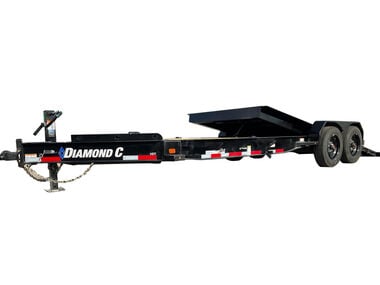 Diamond C HDT208L 22 Ft. x 80 In. 18000 Lbs Tandem Axle Low-Profile Tilt-Bed Trailer