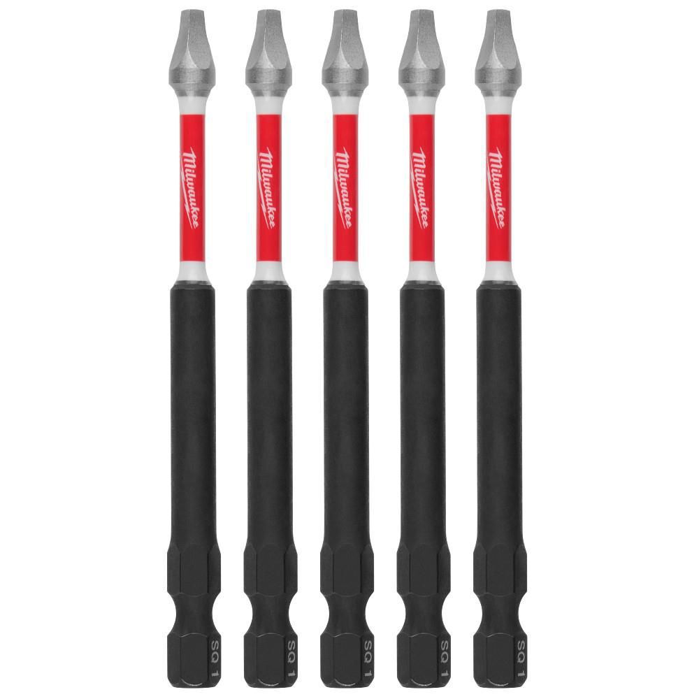 Milwaukee SHOCKWAVE 3.5 in. SQ1 Impact Driver Bits 5PK, large image number 8
