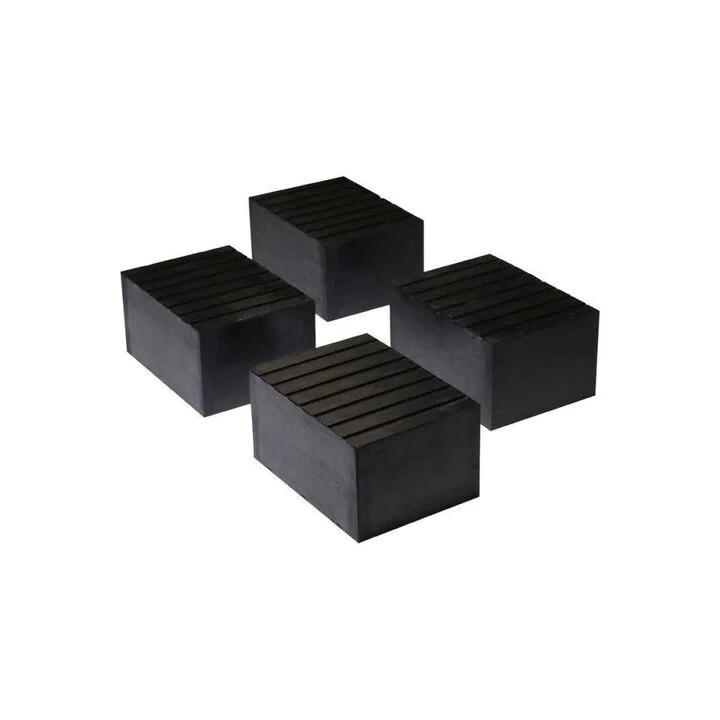 QuickJack 4 Inch x 3 Inch x 2 Inch Rubber Medium Contact Block - 4 Pack