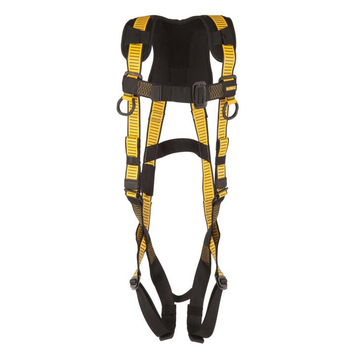 DEWALT D1000 Series S-M PT Chest&Leg Vest Style Harness with Shoulder Pad