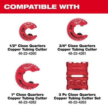 Milwaukee 2-Piece Close Quarters Cutter Replacement Blades, large image number 1