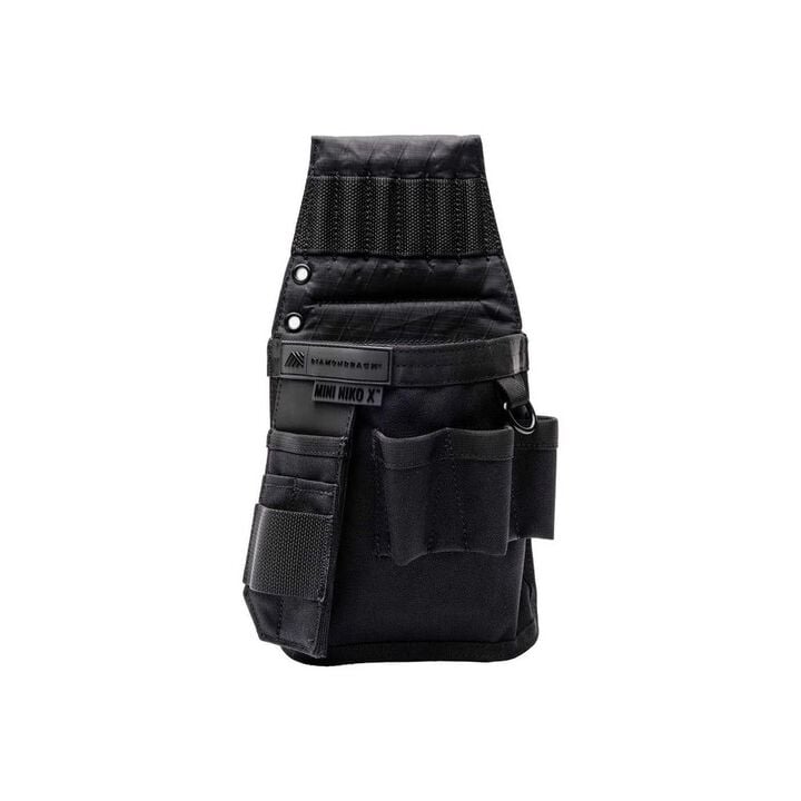 Diamondback Toolbelts Mini Niko X Left Side Pouch for Drivers, Lineman Pliers, Black