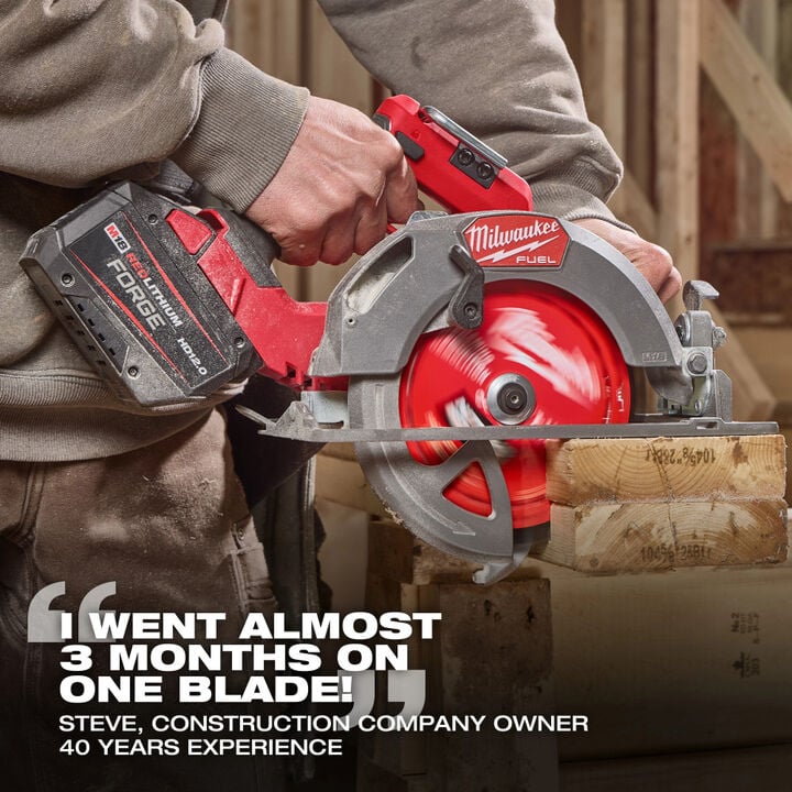 Milwaukee 7-1/4 Inch 24T NITRUS Carbide Framing and Demolition Circular Saw Blade, large image number 12