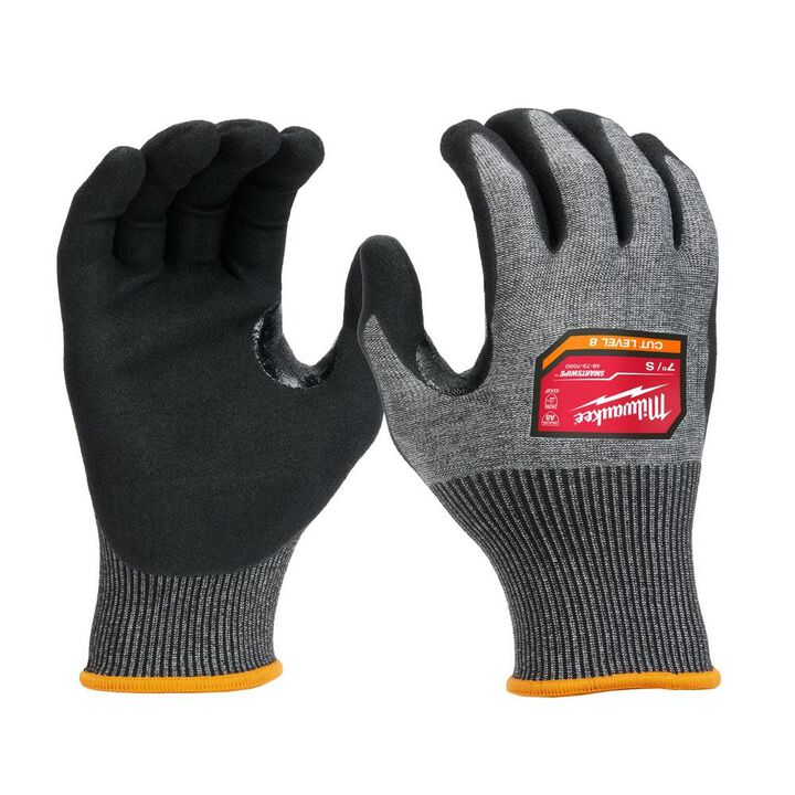 Milwaukee Cut Level 8 Nitrile Gloves High Dexterity Dipped, large image number 8
