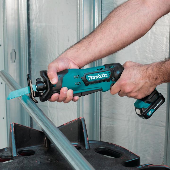 Makita 12V CXT Ratchet & Reciprocating Saw Combo Kit Bundle, large image number 2