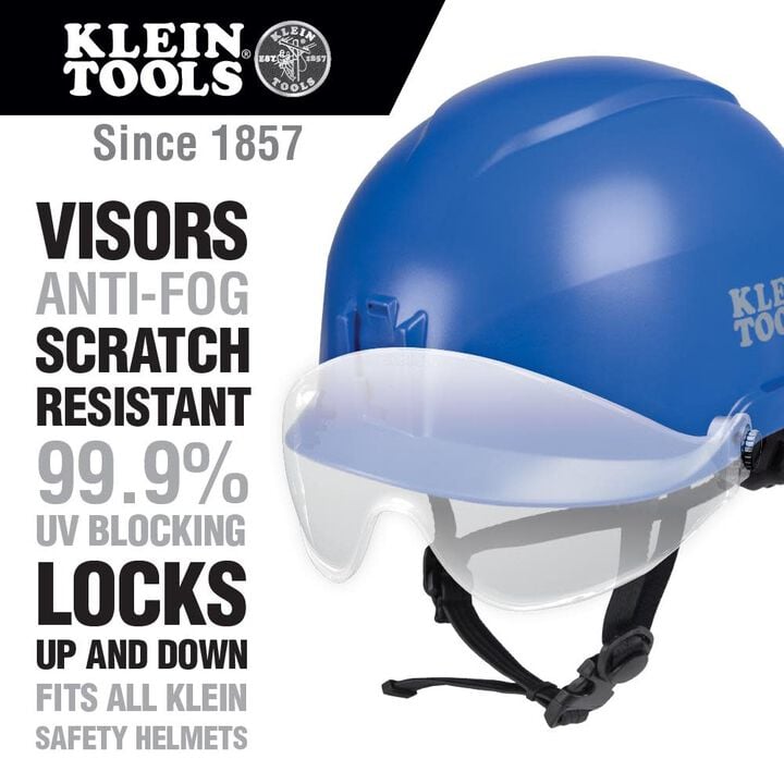 Klein Tools Safety Helmet Visor Clear, large image number 1